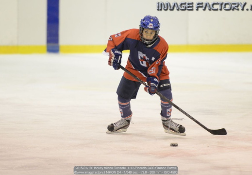 2015-01-18 Hockey Milano Rossoblu U12-Pinerolo (11-4)